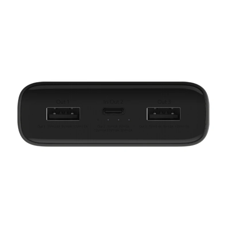 Портативное зарядное устройство Xiaomi Mi Power Bank 3 Pro портативное PLM07ZM 20000 мАч с двойным