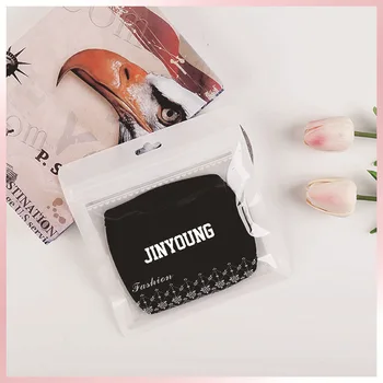 

1 Pcs Kpop GOT7 JinYoung Mark Jackson YoungJae BamBam YuGyeom Cotton Dustproof Dust Warm Black Mask Members Name Letters Unisex