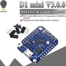 Плата для разработки Wemos D1 Mini V3.0.0 WIFI на основе ESP8266 CH340 CH340G 4 Мб для Arduino Nodemcu V2 MicroPython