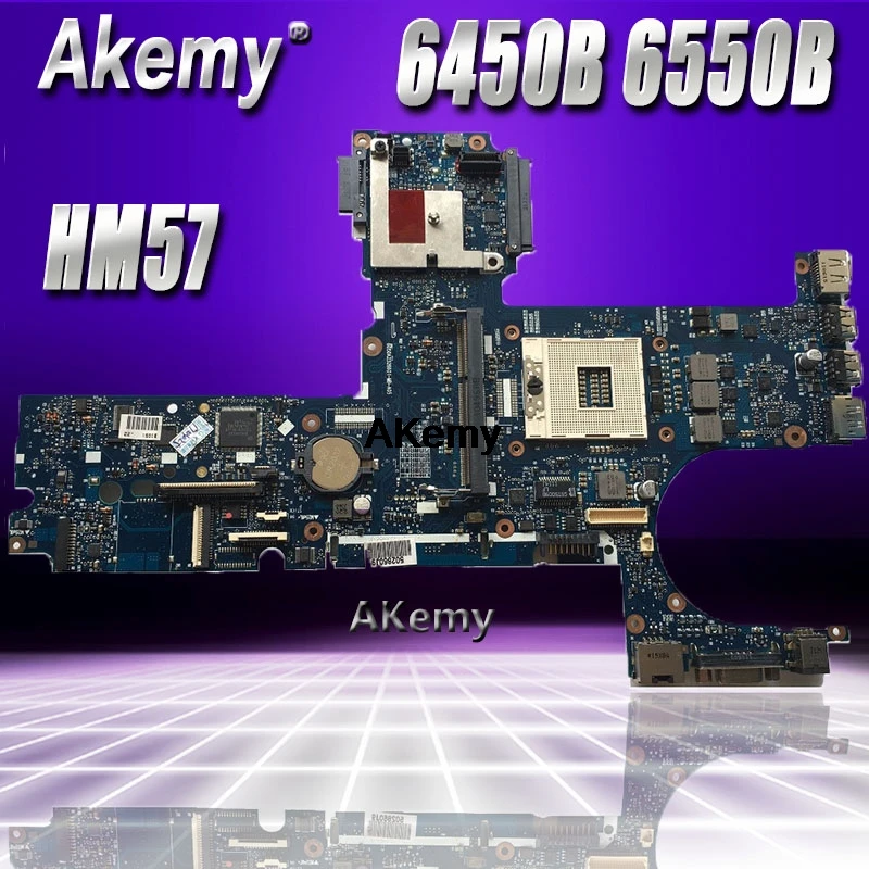 

High quanlity For HP 6450B 6550B 613293-001 Laptop Motherboard Mainboard HM57 full tested Free CPU