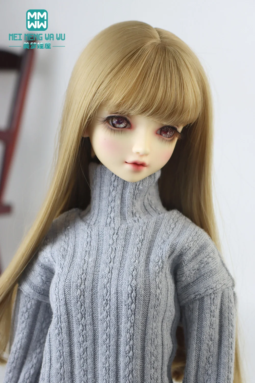 28-75cm 1/6 1/4 1/3 BJD Clothes DD SD MSD YOSD MYOU Spherical joint Doll Fashion turtleneck sweater toys gift