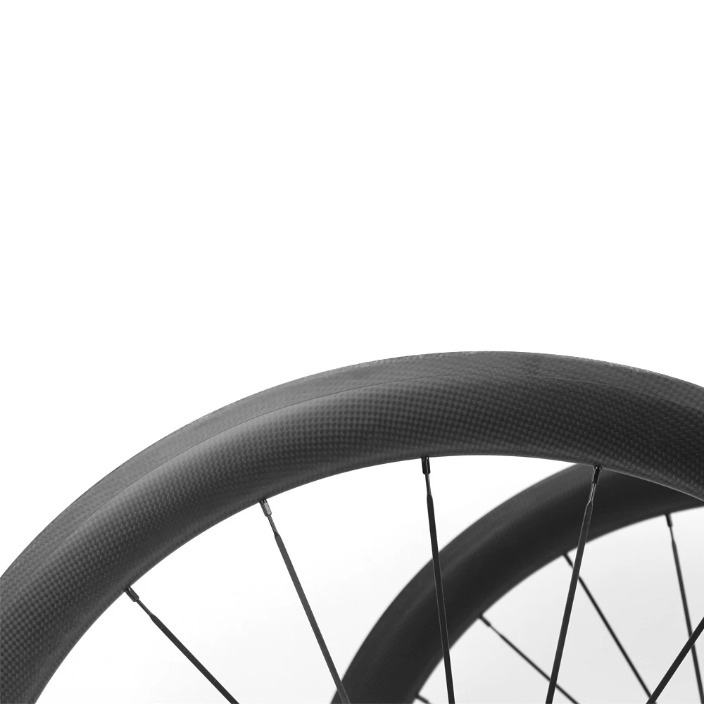ELITEWHEELS Straight Pull Hub 700C Carbon Wheels Tubeless Clincher Tubular Novatec AS511SB/AS522SB 20-24H Hub Bicycle Wheelset