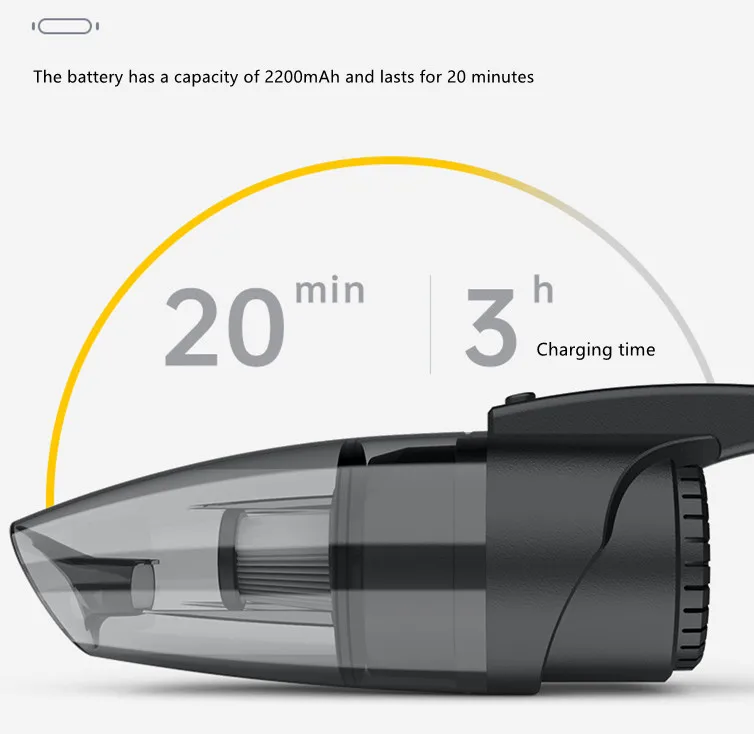 Car Wireless Vacuum Cleaner 7000PA Powerful Cyclone Suction Home Portable Handheld Vacuum Cleaning Mini Cordless Vacuum Cleaner easine by ilife g50 cordless wireless vacuum cleaner 10kpa suction 35mins runtime household car applicance tool