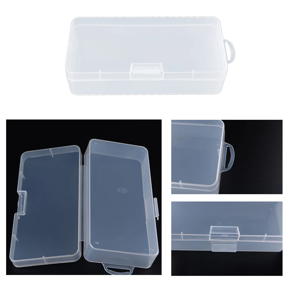 

Small Home Organizer Component Accessories Phone Repair Tool Box Smooth Screws Storage Rectangle Empty Case Transparent Thicken