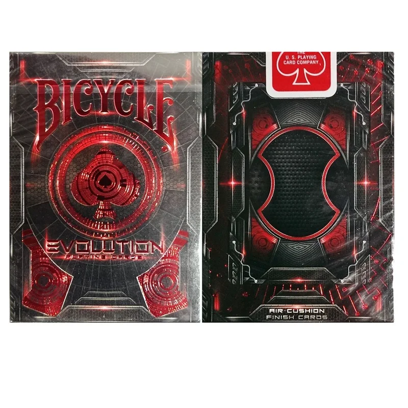 Велосипед Evolution игральные карты синий/красный палубный Размер покера USPCC ограниченное издание колода новые Запечатанные карты Magia магические трюки реквизит