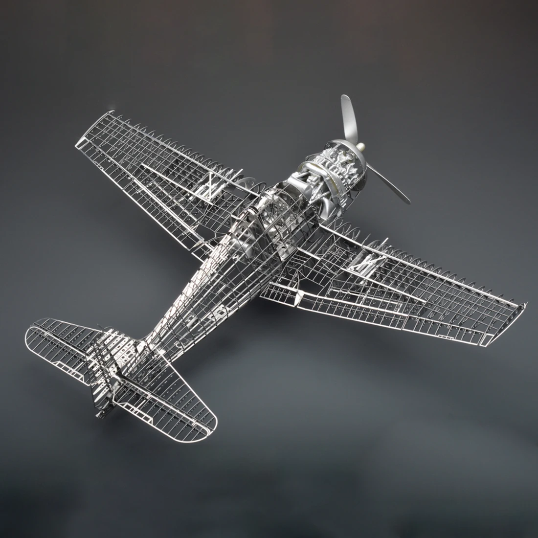 Новинка 1/48 F6F-5 модель самолета комплект Ретро крыло подвижный истребитель украшение 3D металлическая Сборная модель
