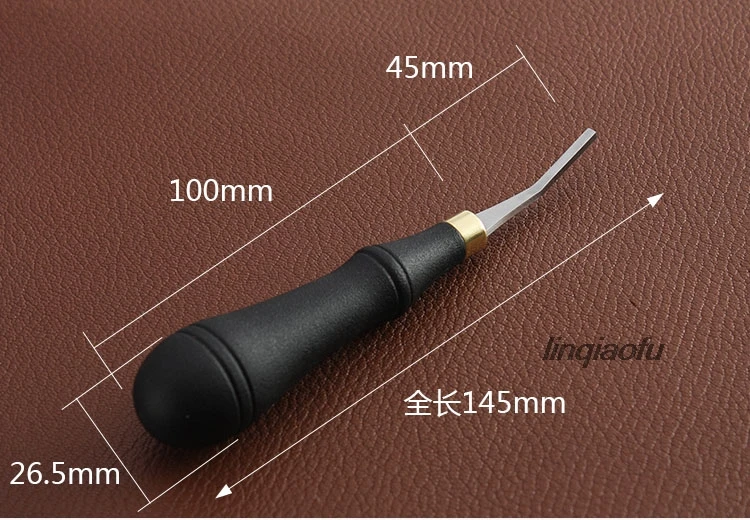 Leather surface sanding rough leather tool sun pattern 3/4mm wide
