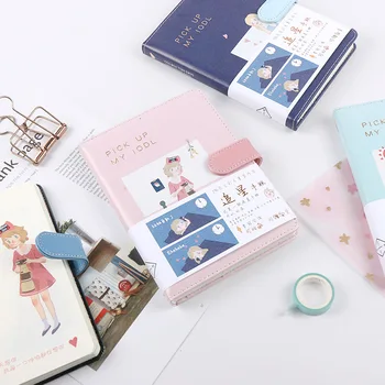 

Korean Creative Handbook School Student Diary Notebooks and Journals Cute Agenda Planner Organizer Portable Colorful Note Plan