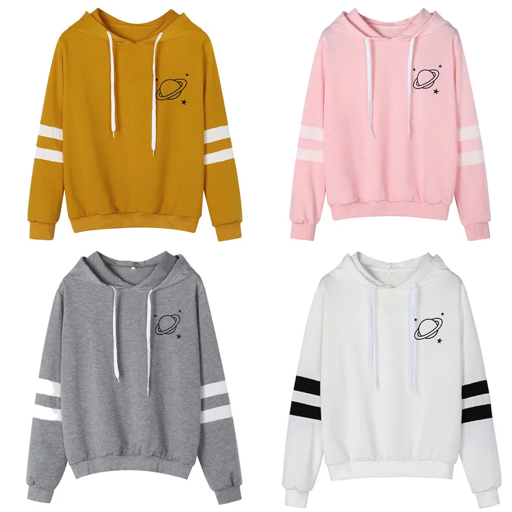 

Sweatshirt Women Kpop Stranger Things Hoodie Woman Hooded Kawaii Korean Oversized Harajuku Hip Hop Oversized Sweatshirt #D1