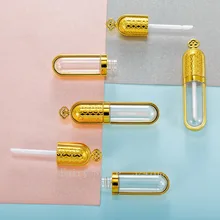 10 Вт, 30 Вт, 50 шт. цвета: золотистый, облако прозрачная бутылка для блеска для губ пустой Макияж для губ глазури трубка Косметика многоразовый контейнер в виде ракушки