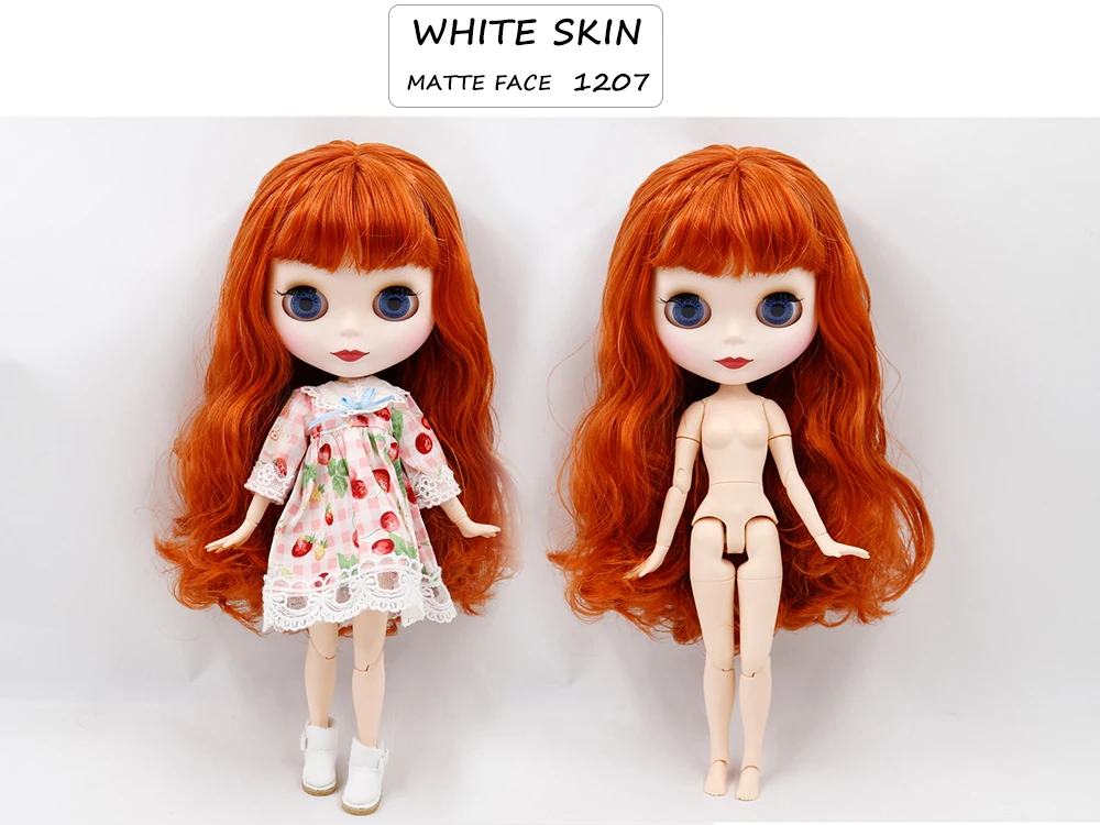 ICY DBS Blyth doll joint body white skin black skin dark skin DIY Make up special price give hand set AB girl gift moana doll