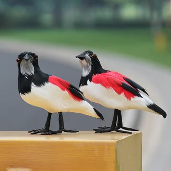 

Artificial Birdbird Foam Feather Bird Decoration Stand Fake Home Bird Art Decoration Bird Garden Decoration Outdoor Decor