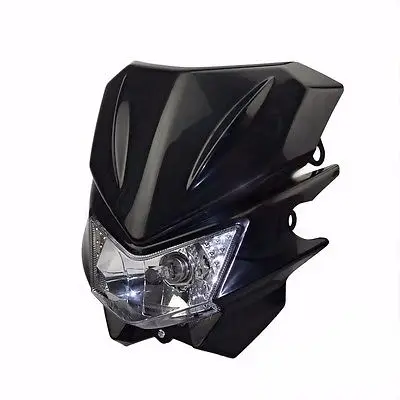 Фара мотоциклетная черная 35 Вт для мотоциклов Honda Kawasaki Suzuki Yamaha KTM| |