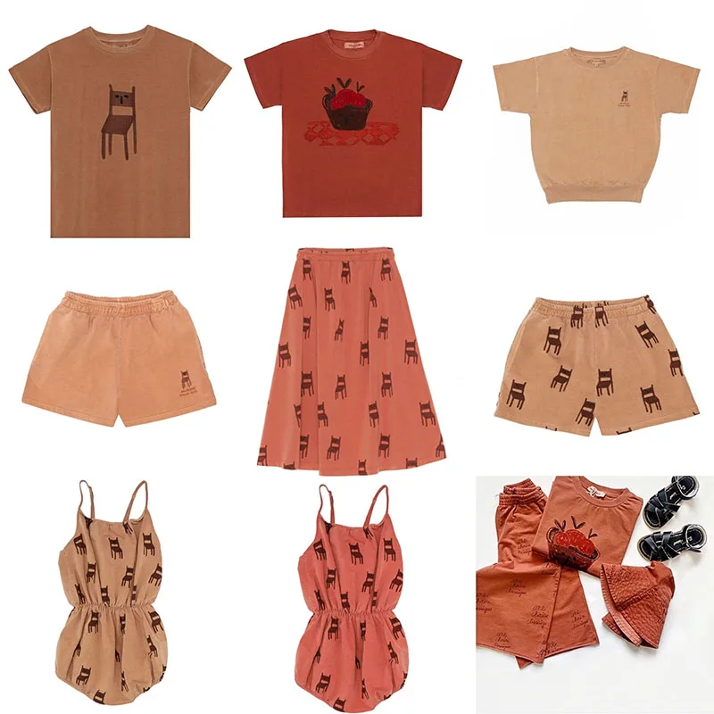 Детская летняя стильная футболка с изображением дома выходного дня детская