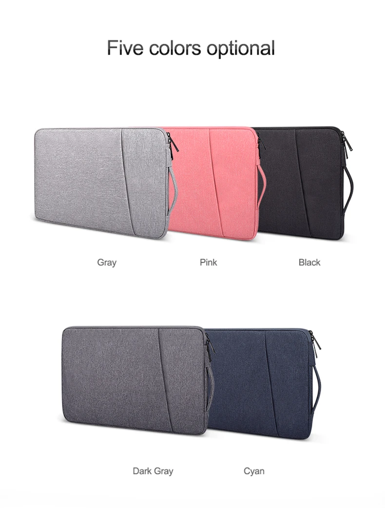 Side Carry Laptop Bag com saco frontal