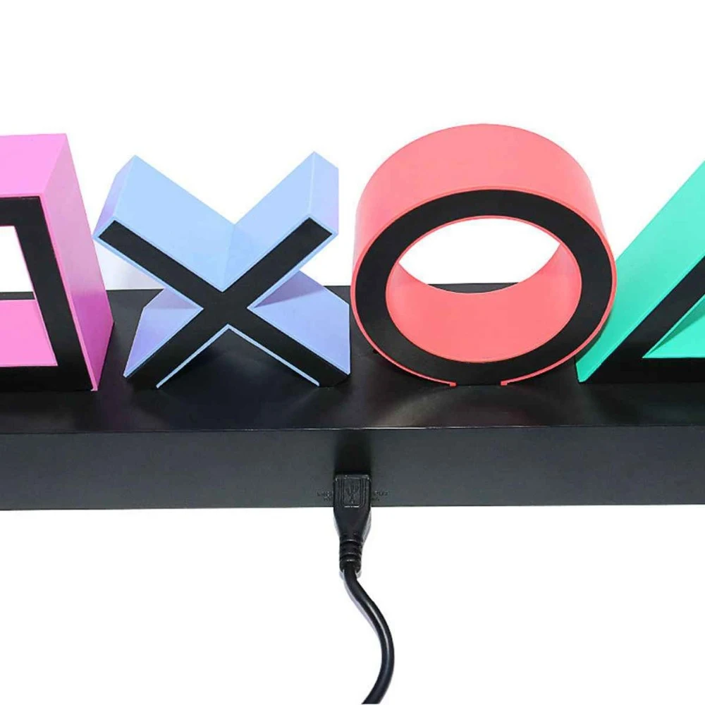 Voice Control Game Icon Light Acrylic Atmosphere Neon Dimmable Bar Atmosphere Lampara Club KTV Decorative Light Dropshipping 7