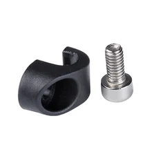 

5Pc Bike Bicycle Brake Housing Buckle Brake Cable Hose Clamp Cable Guide Adapter C-shaped Buckle U-shaped Cable Transmission