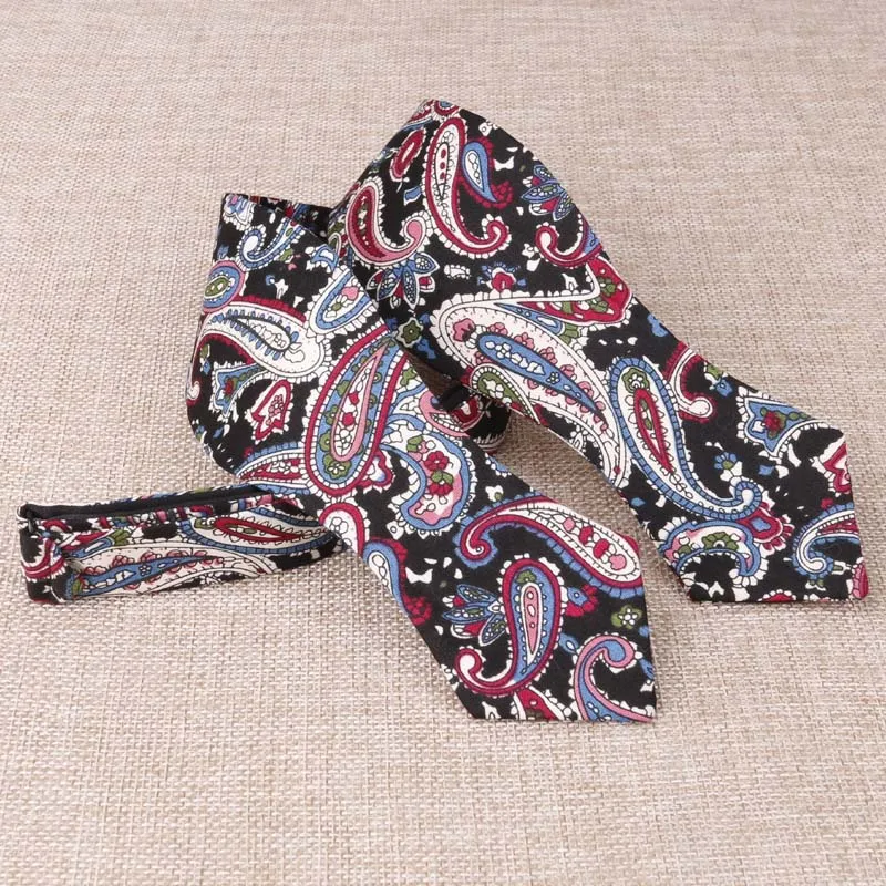 Модный мужской s связанный корсет галстуки-бабочки винтажный цветочный цветок хлопчатобумажный галстук-бабочка для мужчин бизнес Свадебные аксессуары подарок - Цвет: HLB01-04