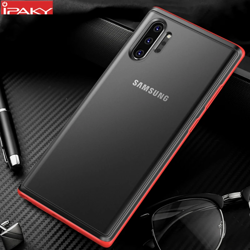 

for Samsung Note 10 pro Case Magic Shadow IPAKY Note10 Plus Case Soft Bumper PC Hybrid Shockproof Samsung Galaxy Note 10+ Cases