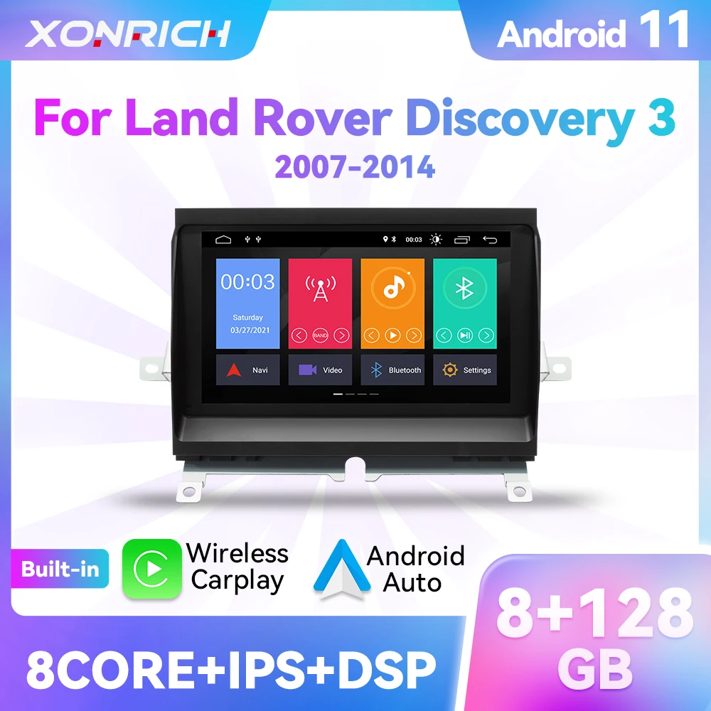 8GB Drahtlose Carplay Android 11 Auto Radio Multimedia Player Für Land