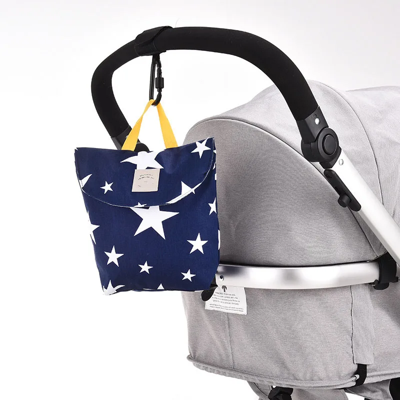 Baby Stroller Organizer Bag Diaper Bag Hook Baby Carriage Waterproof Large Capacity Stroller Accessories Travel Nappy AXP008