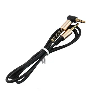 

3.5 Mm Jack 1M AUX Audio Cable Cable Gold Plug Line Cord Spring Male to Male HDMI for Phone Car Speaker Headphone XD405304