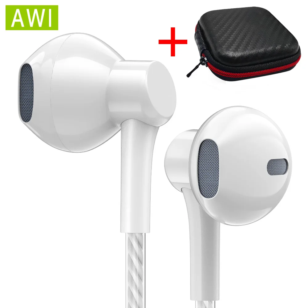 AWI P73 классические наушники-вкладыши гарнитура для Xiaomi проводные наушники с