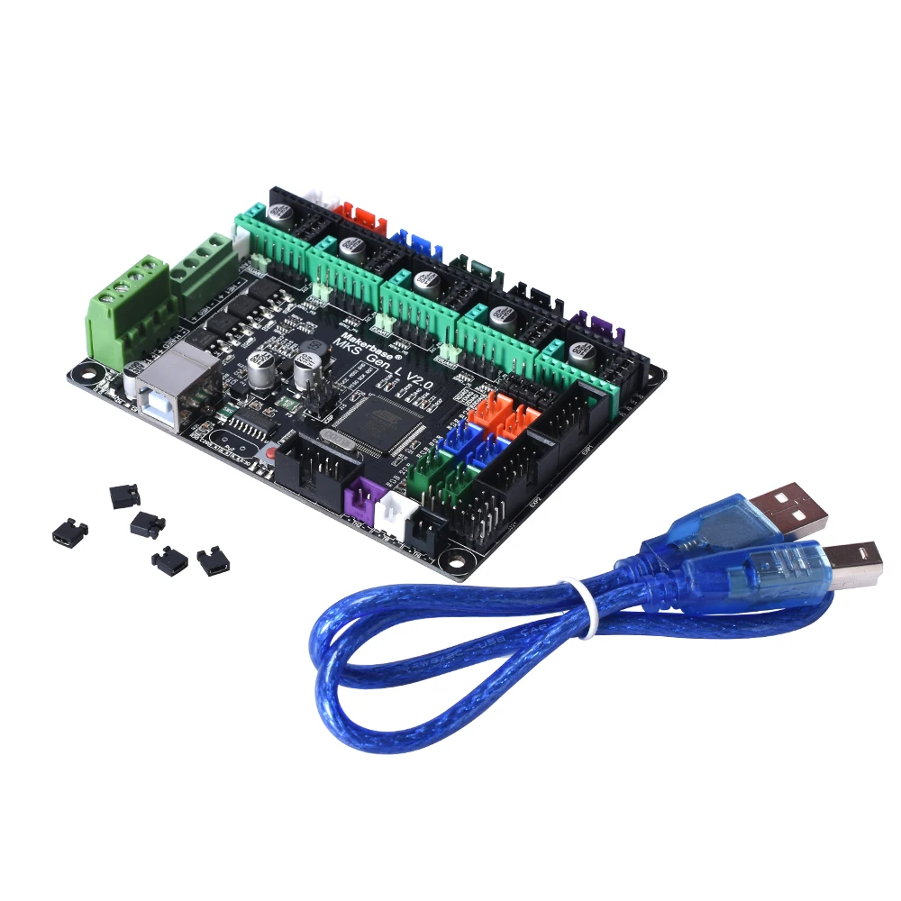MKS Gen L V2.0 плата управления печатной платы Reprap Ramps 1,4 skr v1.3 поддержка A4988/DRV8825/TMC2208/TMC2130 драйвер части 3d принтера