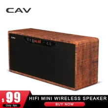 Cav AT50 HIFI мини-динамик беспроводной Bluetooth Высокое качество стерео 3D объемного звучания-Box системы громкоговоритель Встроенный мощные басы