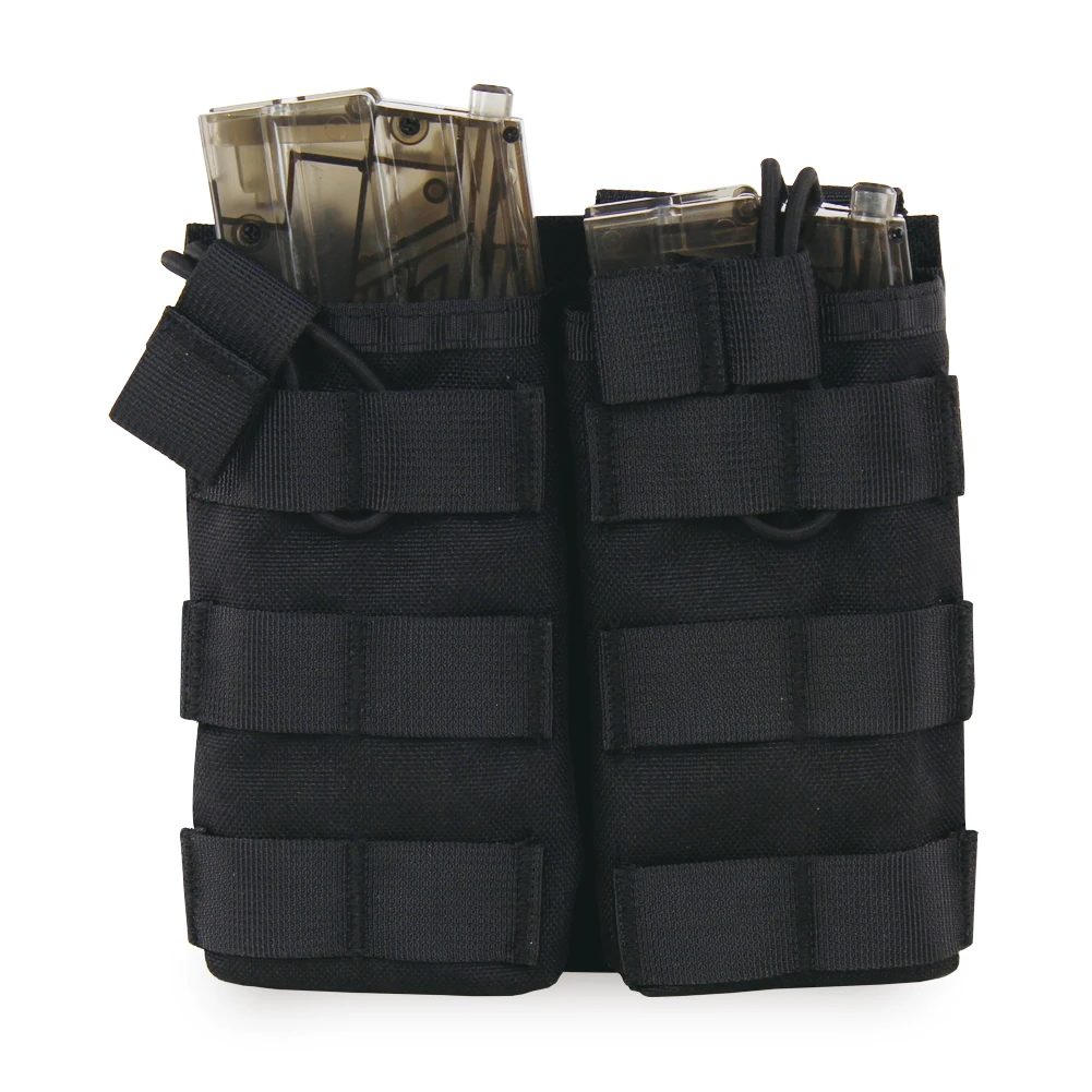 

Hunting 1000D Nylon Double Magazine Pouch Tactical Survival Gear Molle Pouch Outdoors Airsoft Clothes Accessories