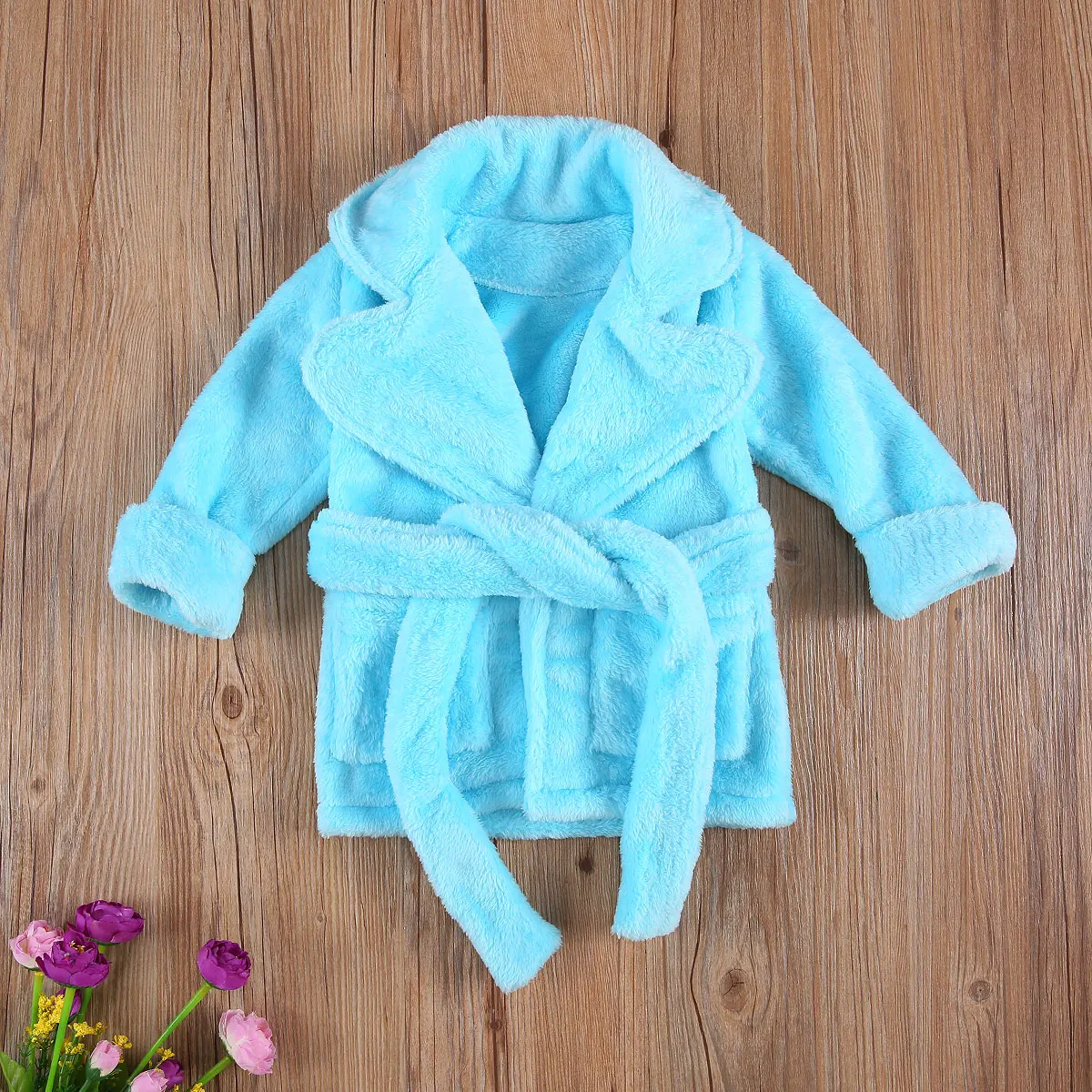 New Autumn Winter Hooded Children Bathrobe Kids Fuzzy Bath Robe Boys Girls Animal Pyjamas Kids Long Sleeve Cartoon Towel Robe