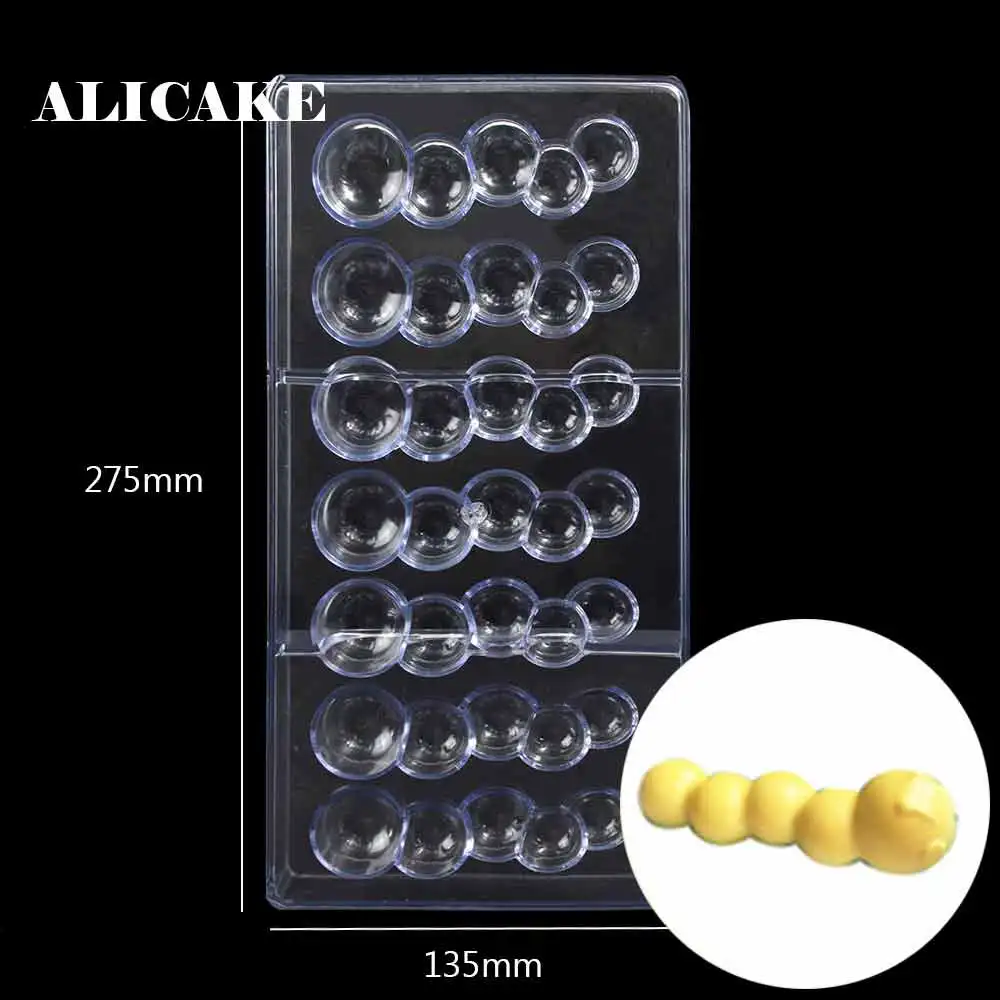 7 отверстий форма для насекомых в форме шарика шоколадная пищевая выпечка
