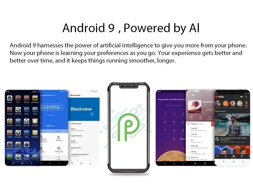 Водонепроницаемый мобильный телефон Blackview BV9600 Pro Helio P70 восемь ядер 6 ГБ ОЗУ 128 Гб