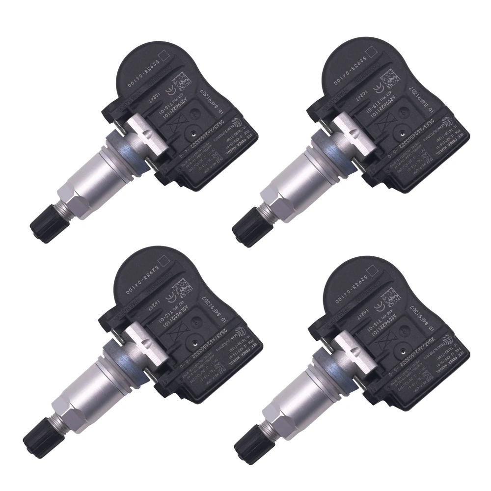 4 X TPMS 52933D4100 для HYUNDAI ELANTRA I30 FASTBACK KIA OPTIMA NIRO датчик давления в шинах 52933-D4100 52933-F2000 - Цвет: (4PCS) 52933-D4100