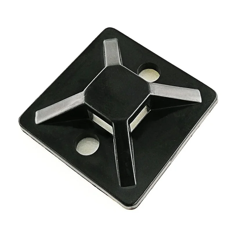 100 Pezzi Di Supporti Autoadesivi Per Fascette Stringicavo, 28mm X