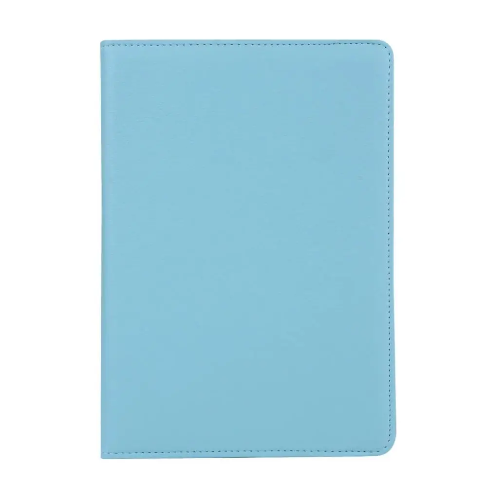 Умный чехол из искусственной кожи для Apple IPad 7 10,2 дюймов, чехол для планшета с поворотом на 360, чехол для нового Ipad 10,2 дюймов, чехол для планшета+ ручка - Цвет: skyblue