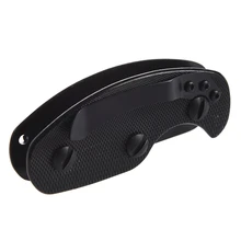 Aluminum Key Holder Clip Dossier Case Flexible Tool Pocket Keychain Organizer, Black