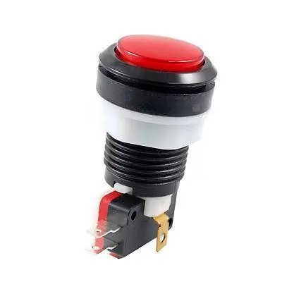 

DC12V 3W LED SPDT Red Push Button AC 250V 3A Micro Switch