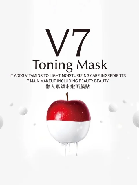 10 шт. ROREC V7 Тонизирующая маска для лица Youth whiting
