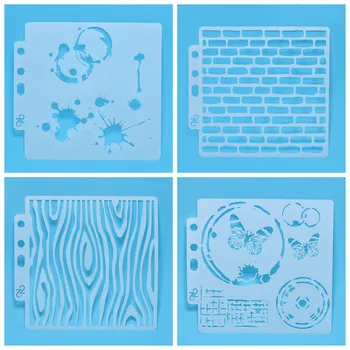 

Art Butterfly Wave Layering Stencils for DIY Scrapbooking Decorative Embossing Paper Cards Crafts Sewing fabric cake Decoration