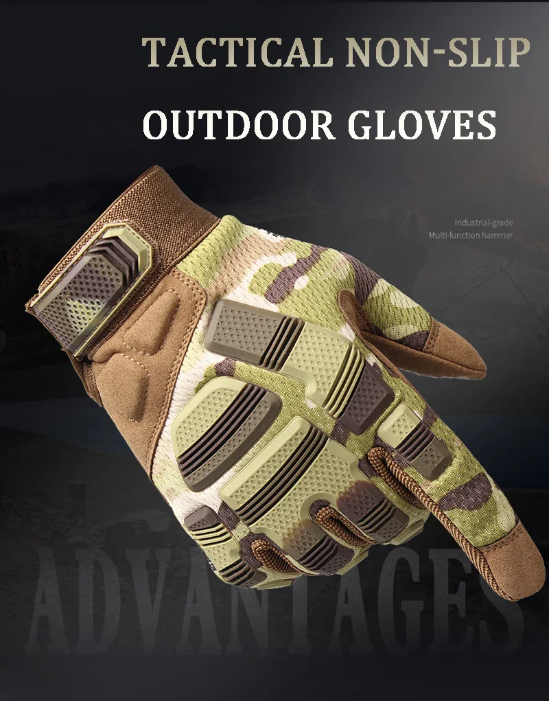Сенсорный экран резиновые костяшки тактические перчатки из искусственной кожи армейские военные боевые страйкбол Swat Спорт велосипедный Пейнтбол охотничьи перчатки