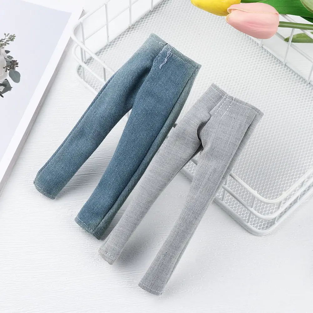 High Quality 1:6 Scale Male Doll Pants Dolls Accessories Toy Clothes Mini Casual Jeans Doll Trousers Role play Dress Up Game