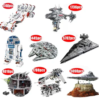 

In Stock 05063 4016pcs 05132 84488pcs Star Plan Series Force Waken UCS Death Star Building Block Bricks Toys Kits