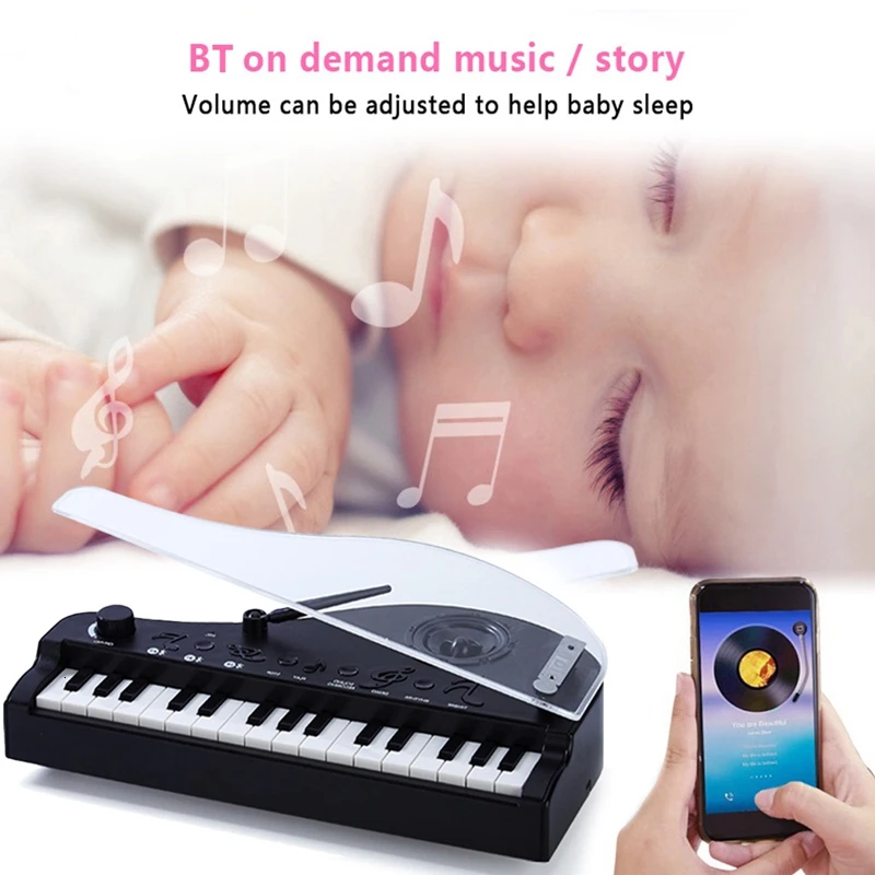 Мини-пианино для маленьких мальчиков, 7 цветов, Интеллектуальное освещение, индукция, высокое качество, тон 31, ключ, Bluetooth, пианино, подарок на праздник