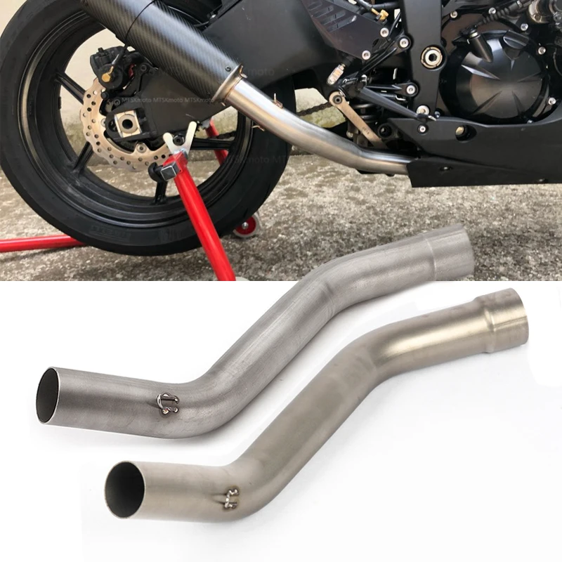 ZX6R ZX 10R ZX10R мотоцикл выхлопной контакт средней трубы разъем скольжения на для kawasaki ZX-6R 2009~ или ZX-10R 2008