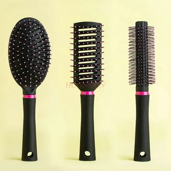 

massaging hairbrush Curly Hair Comb Home Air Cushion Airbag Massage Ribs Combs Inner Buckle Shape Hairdressing Plastic Cylinder