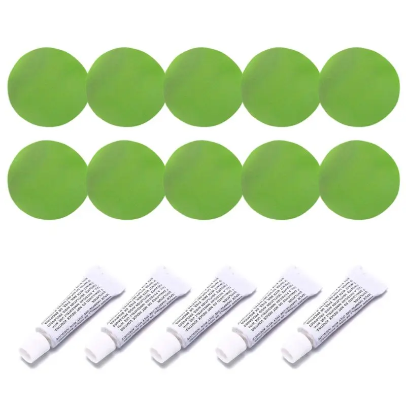 5 Set Inflatable Boat Repair Kit PVC Material Adhesive Patches For Waterbed Sofa inflatable boat repair kit