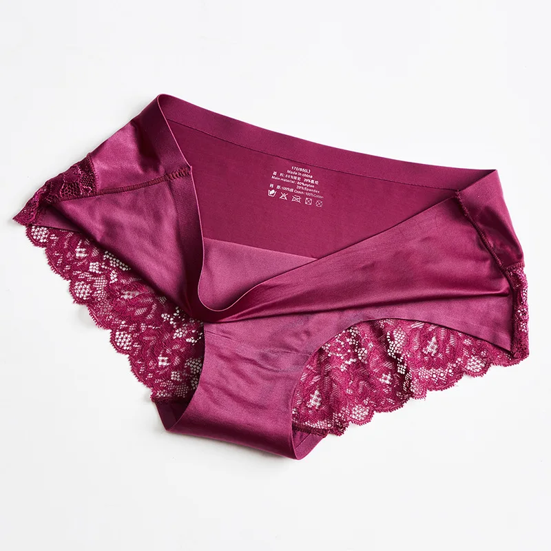 Сексуальные трусики для Для женщин Ice Silk бесшовные 1pc Panty комфорт женское белье