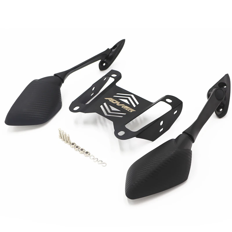 

Motorcycle Rear Side Mirror Adapter Fixed Stent Holder Rearview Mirror Forward Bracket For ADV150 ADV 150 2019 2020 Accessories