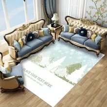 Снежинка сосна узор коврики 3d печать реалистичные спальня кухня Противоскользящие коврики Декор Прихожая коврики рождественские подарки